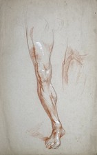 Hermann Schneider - Beine Beinstudien limb limbs study Studie Zeichnung 1900