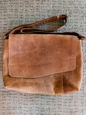 Ledertasche Prato, Aktentasche, Laptop, Schule, Uni, robust, Vintage, neuwertig