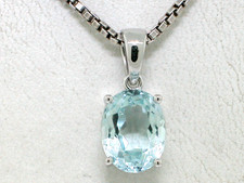Aquamarin Anhänger 585