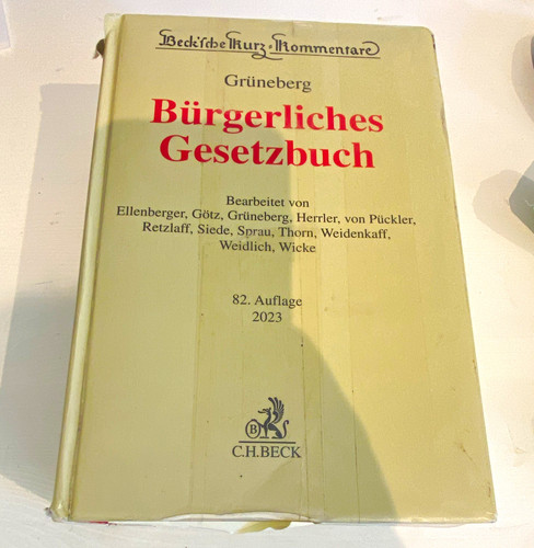 Grüneberg bgb beck sche - bgb, beck’sche