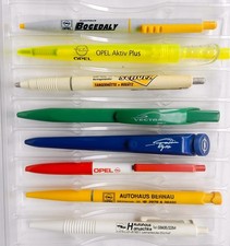 8 Kugelschreiber Sammlerstücke-Autohäuser-Modelle-OPEL-Raritäten-top-27