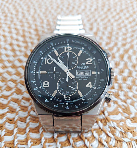 Casio edifice 46mm armbanduhr - casio,