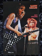 RANDY RHOADS & OZZY OSBOURNE * 80er Poster * 44 x 30