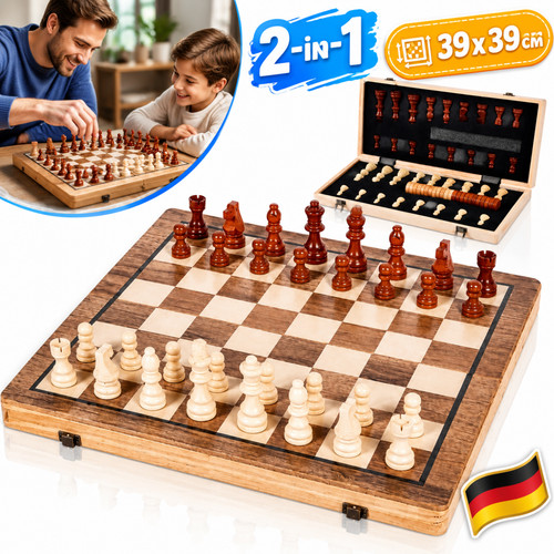 Schachbrett mit figuren - mit,