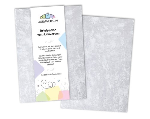 Briefpapier grau briefbogen - briefpapier,