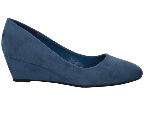 Keilpumps cm blaues - cm,