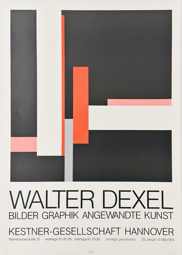 Original walter dexel poster - walter,