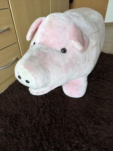 Plüschschwein groß - plüschschwein,