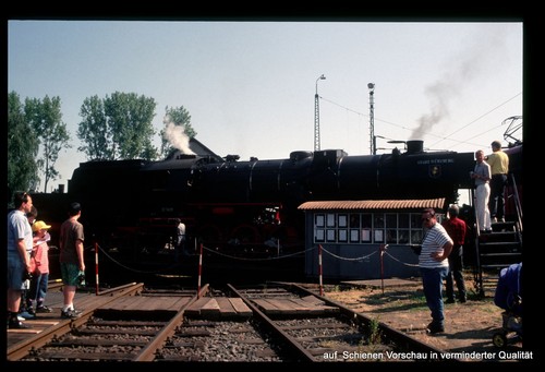 Dia 7409 dampflokomotive - 52,