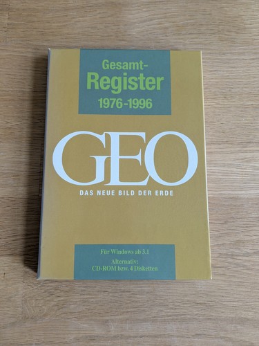 Geo gesamtregister - pc, +