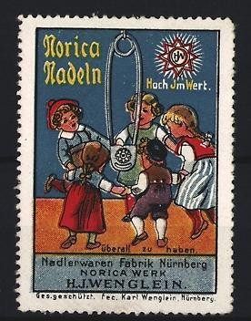 Reklamemarke nürnberg norica - nürnberg,,