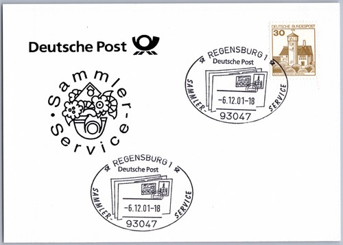 Sonderstempel regensburg 2001 - regensburg,