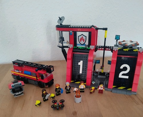 Lego city feuerwehrstation - lego, city: