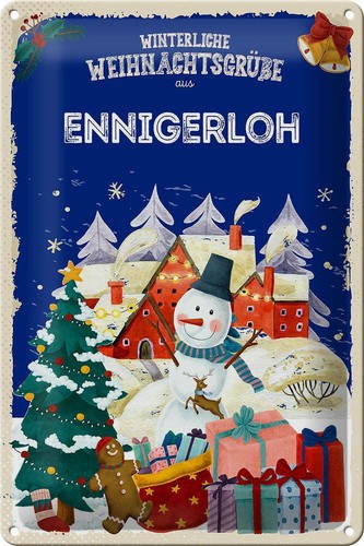 Blechschild weihnachtsgrüße - blechschild,