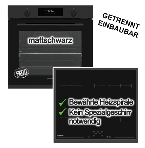 Sharp herdset backofen turbo - herdset, backofen turbo