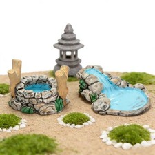 Mini wasserbrunnen figuren set - wasserbrunnen,