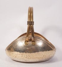 Vintage messing kupfer korb - vintage,