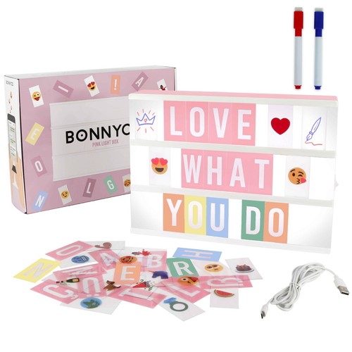 Bonnyco light box rosa - light, a4