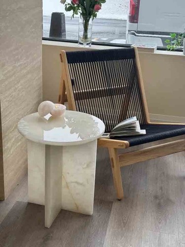 Eleganter onyx podesttisch - podesttisch,