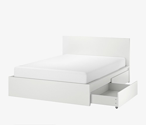 Ikea malm bettgestell weiß - bettgestell,