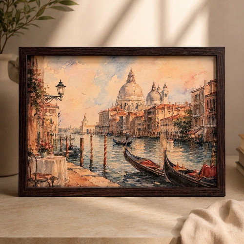 Gerahmtes wandbild venedig - gerahmtes,