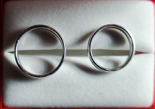 925 silber paar ringe - 925,