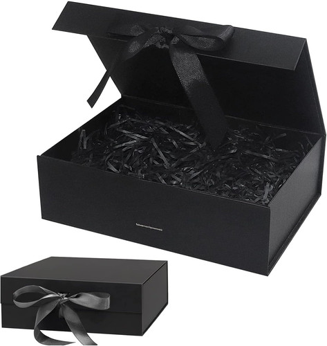 Geschenkbox mit deckel - geschenkbox, schwarz