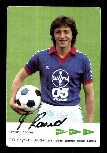 Franz raschid autogrammkarte - franz,