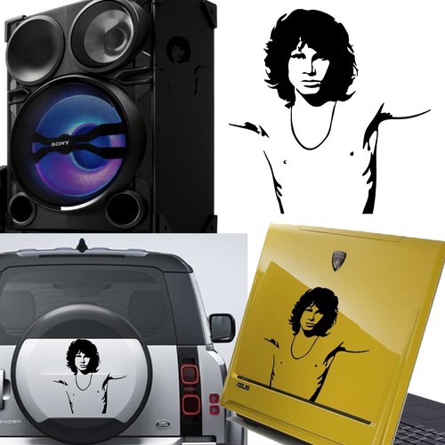 Jim morrison vinylaufkleber - jim,