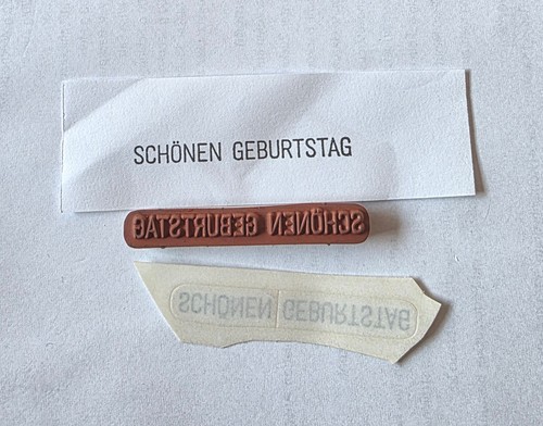 Stampin einzelstempel 5 - einzelstempel, (5