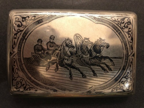 Antik imperial russian niello - antik,