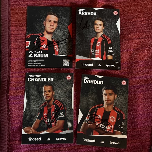 Autogrammkarten eintracht - 4,