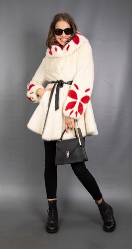 16162d new real mink coat - new,