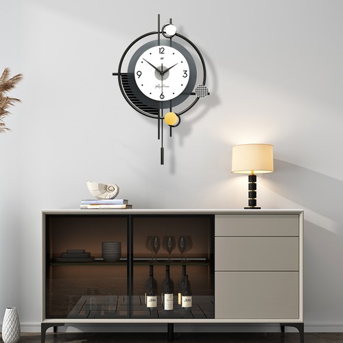 Wanduhr groß modern 58cm - wanduhr,