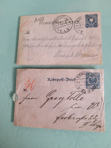 Rohrpost briefumschläge - 2, rohrpost-briefumschläge