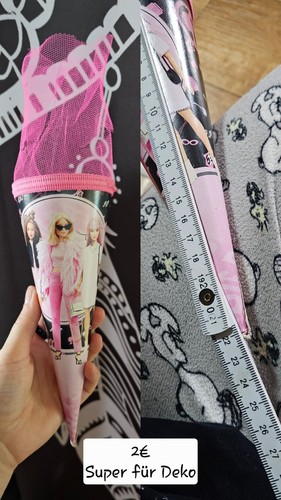 Zuckertüte deko von barbie - deko,