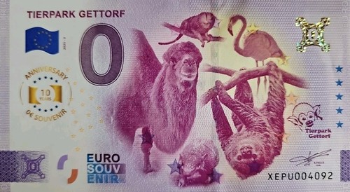 Euro schein tierpark - -,