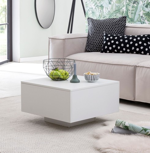 Finebuy couchtisch weiß x - finebuy, 60