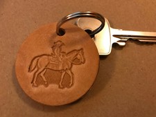 Leder anhänger westernreiten - leder,