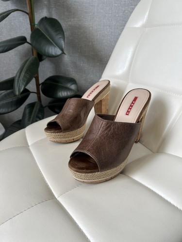 Prada leder plateau - prada,