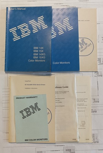 Vintage sammlung ibm monitor - vintage,