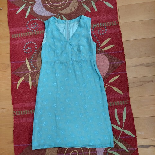 Vintage kleid türkis - 38.,