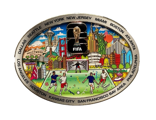 Charles fazzino original pin - charles,
