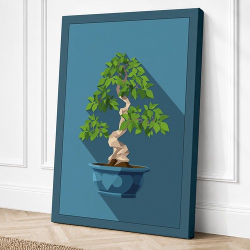 Bonsai blau - bonsai, in
