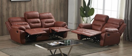 Ledersofa kombination - 3+2,