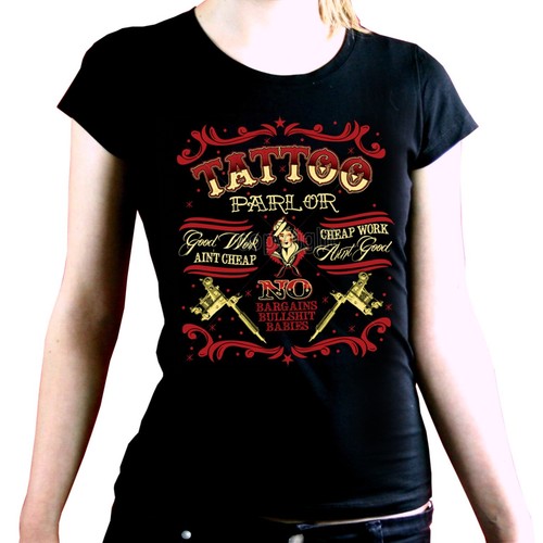 Shirt damen tattoo - *,