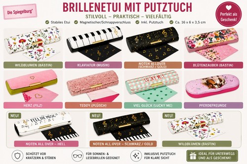 Brillenetui mit putztuch - mit,