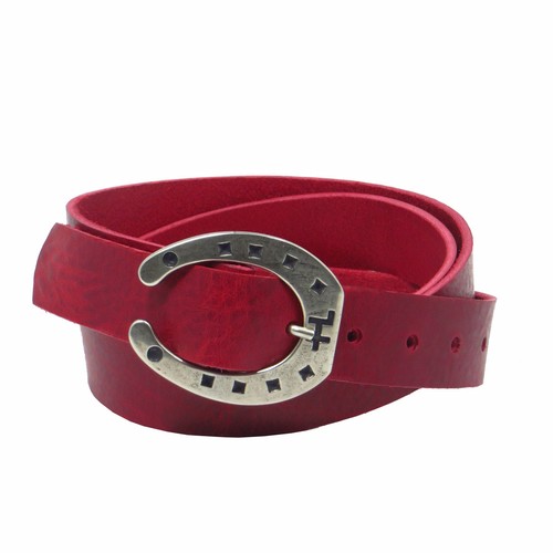 Ledergürtel breit rot - ledergürtel, 3