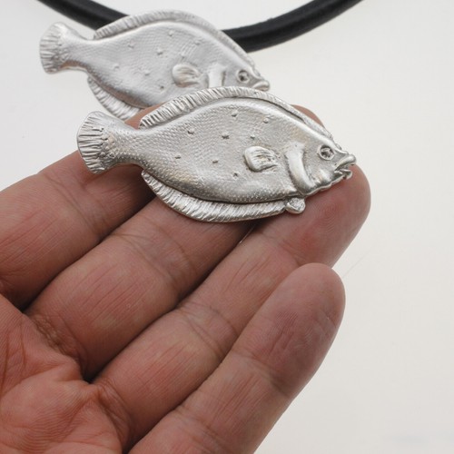 Fisch anhänger scholle - fisch, anhänger,