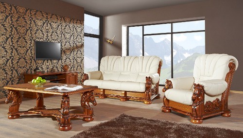 Antik stil ledersofa couch - stil,
